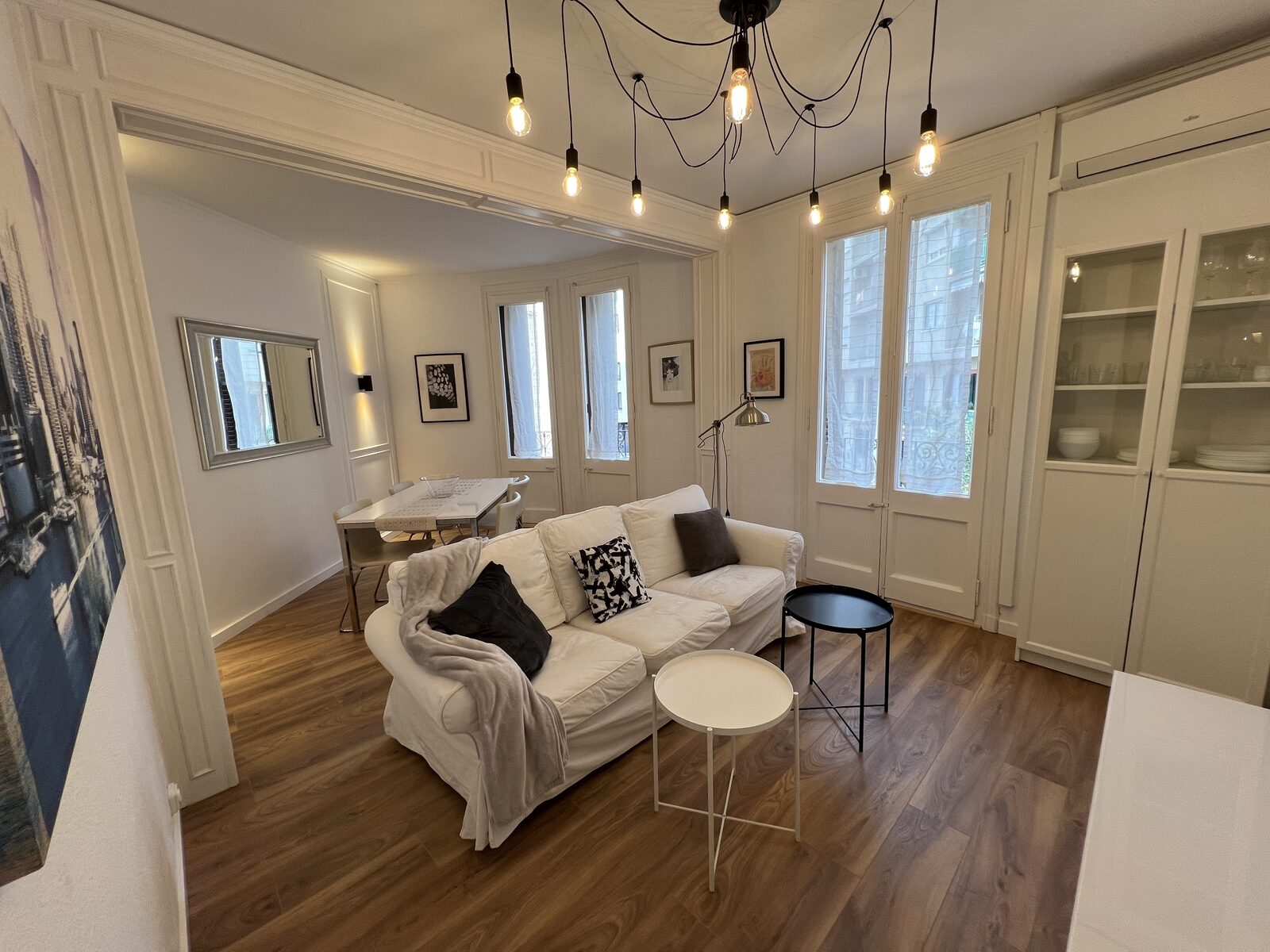 Dormitorio de un piso en el Eixample